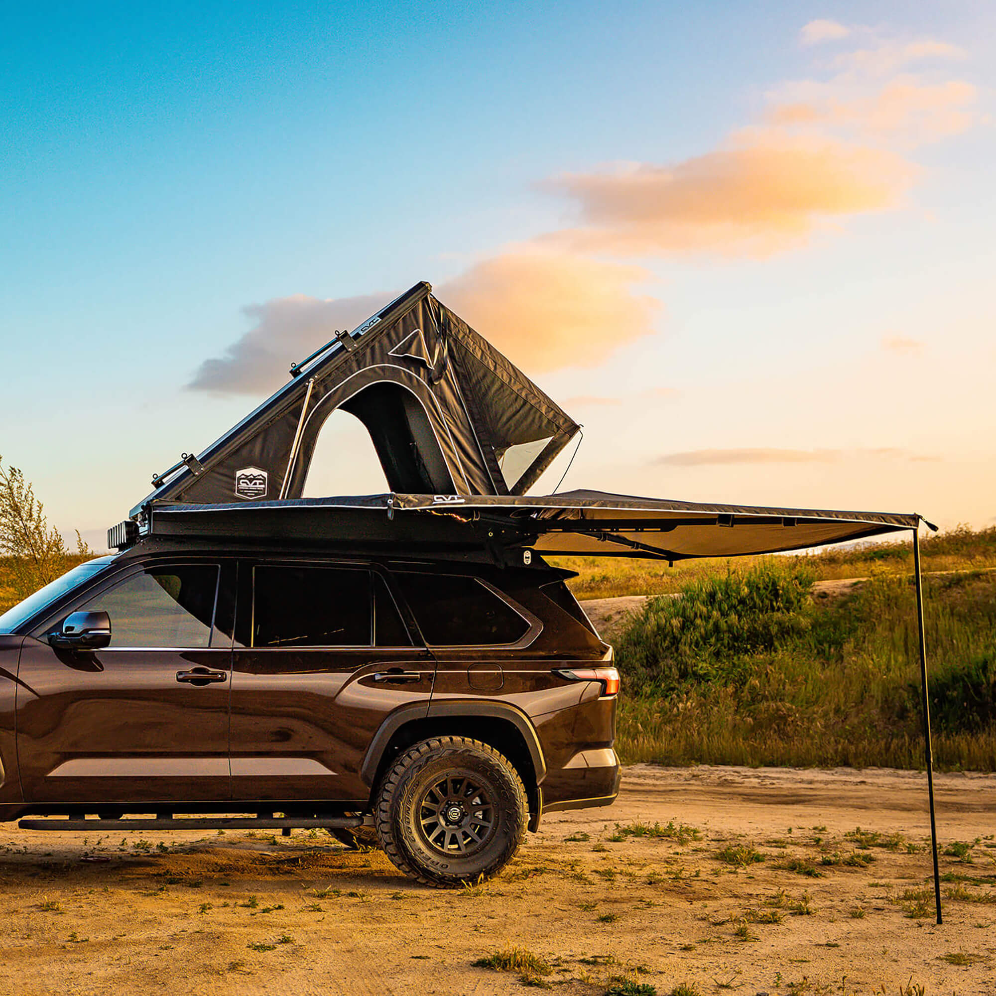 270 Degree Awning Black / 2.0m / Left
