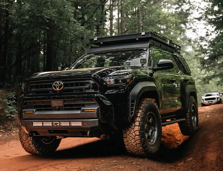 Photo of a Toyota 4Runner driving on one of America's best off road trails.