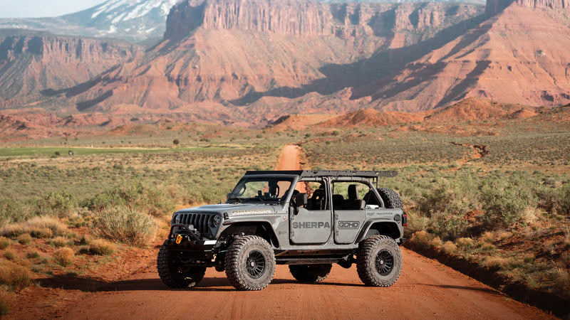 Sherpa QDHD Roof Racks for Jeep Wrangler JLU and Gladiator JT: Strength Meets Simplicity