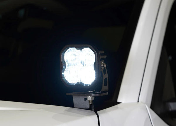 A photo of a Diode dynamics stage series backlit ditch light mounted on a 2025 Toyota 4runner.