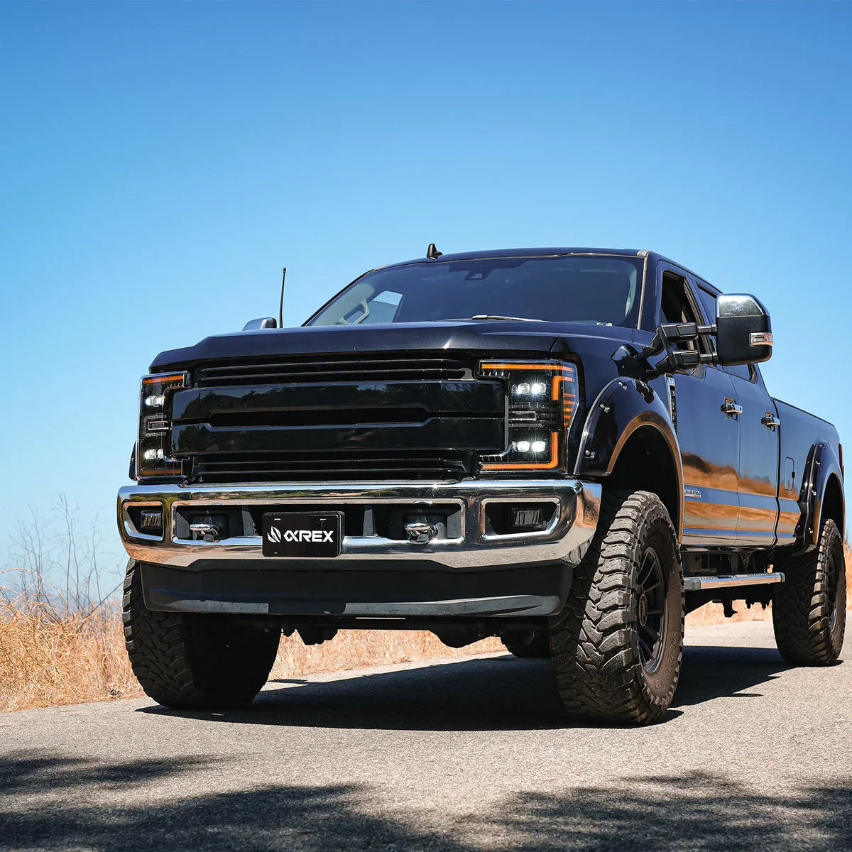 AlphaRex NOVA-Series Headlights featuring Quad Ice Cube 3D LED Projectors. Best prices and fast shipping at OffRoadUSA.