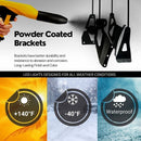 ExtremeLED 50" Curved X6S Slim Amber/White 240W LED Light Bar & Harness