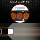 ExtremeLED 6" X6S Slim Amber 30W Flood LED Light Bar