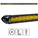 Extreme LED 50" All Amber LED Light Bar - 250W Single Row Combo Beam