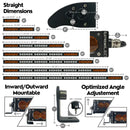 ExtremeLED X6S Slim Amber & White LED Light Bar & Harness