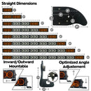 ExtremeLED X6 Series Amber and White LED Light Bars