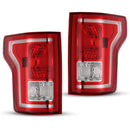 Winjet 2015-2017 Ford F-150 w/Factory Halogen Type Taillight - Chrome /Red