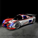 Three quarters view of an Ultima GTR.