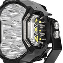 V-ULTRA Series | 5 Inch 172W LED Side Shooter White Pod Lights with Amber DRL