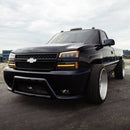 AlphaRex 03-06 Chevrolet Silverado/02-06 Avalanche (without body cladding) NOVA-Series LED Projector Headlights Alpha-Black