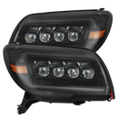 AlphaRex 03-09 Toyota 4Runner NOVA-Series LED Projector Headlights Alpha-Black