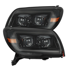 AlphaRex 03-09 Toyota 4Runner LUXX-Series LED Projector Headlights Alpha-Black