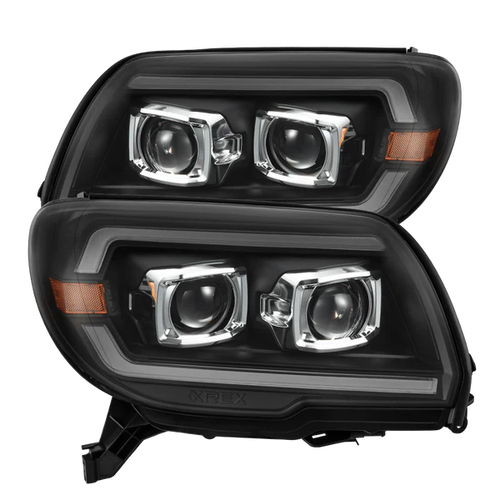 AlphaRex 03-09 Toyota 4Runner LUXX-Series LED Projector Headlights Black
