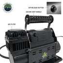 Up Down Air EGOI Portable Single/Dual Motor Digital Air Compressor System With Control Panel, Storage Bag, Hose & Attachments