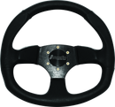 DragonFire Racing Steering Wheels - D-Shaped- Vinyl- Black- 0in offset