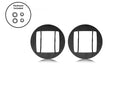 LED Fog Light Pod Replacements Brackets Kit For 2005-2011 Toyota Tacoma