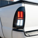AlphaRex 05-15 Toyota Tacoma NOVA-Series Prismatic LED Tail Lights Alpha-Black