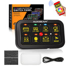 AR-800 RGB Switch Panel with APP, Toggle/ Momentary/ Pulsed Mode Supported(One-Sided Outlet)