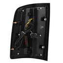 AlphaRex 07-13 GMC Sierra LUXX-Series LED Tail Lights Black Red