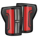 AlphaRex 07-13 Toyota Tundra NOVA-Series Prismatic LED Tail Lights Black-Red