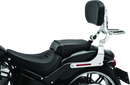 Kuryakyn Fixed Mounts Multi-Purpose Driver & Passenger Backrest 18-Up Softail Black