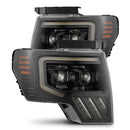 AlphaRex 09-14 Ford F150 MKII LUXX-Series LED Projector Headlights Alpha-Black