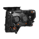 AlphaRex 09-14 Ford F150 MKII LUXX-Series LED Projector Headlights Black