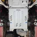 RIVAL Aluminum Transmission Skid Plate 2024-2025 Ford Ranger including XLT 2024-2025 Ford Ranger Raptor 2021-2025 Ford Bronco 4Door only