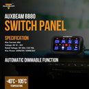 6/8 Gang LED Switch Panel, Off Road Light Controller