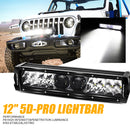 5D-PRO Series 12 Inch/22 Inch/32 Inch/42 Inch/52 Inch Spot LED Light Bar with 5D Projectors