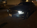 AlphaRex 10-12 Ford Mustang LUXX-Series LED Projector Headlights Alpha-Black
