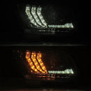 AlphaRex 10-12 Ford Mustang LUXX-Series LED Projector Headlights Alpha-Black