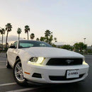 AlphaRex 10-12 Ford Mustang LUXX-Series LED Projector Headlights Alpha-Black
