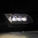 AlphaRex 10-12 Ford Mustang MK II NOVA-Series LED Projector Headlights Alpha-Black