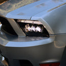AlphaRex 10-12 Ford Mustang MK II NOVA-Series LED Projector Headlights Black