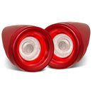 AlphaRex 10-15 Ferrari 458 NOVA-Series Prismatic LED Tail Lights - Red Clear