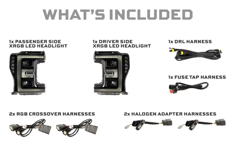 Morimoto Ford Super Duty (17-19) XRGB LED Headlights