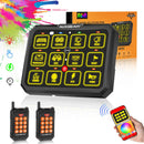 AC Series AC-1200 RGB Switch Panel with APP&Remote Control, Toggle/ Momentary/ Pulsed Mode Supported(One-Sided Outlet)