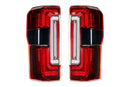 XB LED Tail Lights: 2023+ Ford Super Duty (Red Lens / Set)
