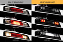 Comparison of OEM 3rd brake light and the Morimoto X3B 3rd brake light on a Dodge Ram 1500.