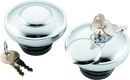 Bikers Choice L96-20 Chrome Lockable Gas Cap Vented