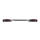 AlphaRex 12-21 Tesla Model S LUXX-Series LED Tail Lights Black Red (With Black Trunk Center Piece Replacement)