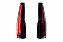 A photo of a pair of Morimoto XB Tail Lights for the Suburban and Tahoe against a white background.