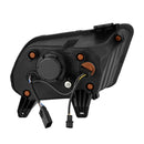 AlphaRex 13-14 Ford Mustang MK II NOVA-Series LED Projector Headlights Black