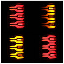 AlphaRex 14-18 Chevrolet Silverado 1500 / 15-19 Silverado 2500HD/3500HD / 15-19 GMC Sierra 3500HD Dually LUXX-Series LED Tail Lights Black