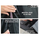 King 4WD Premium Replacement Soft Top Without Upper Doors, Black Diamond With Tinted Windows - Jeep Wrangler TJ 1997-2006