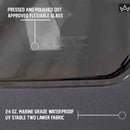 King 4WD Premium Replacement Soft Top, Black Diamond With Tinted Windows - Jeep Wrangler JK 2 Door 2007-2009