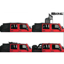 King 4WD Premium Replacement Soft Top, Black Diamond With Tinted Windows - Jeep Wrangler Unlimited JK 4 Door 2007-2009