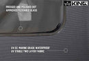 King 4WD Premium Replacement Soft Top, Black Diamond With Tinted Windows - Jeep Wrangler Unlimited JK 4 Door 2007-2009