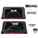 King 4WD Premium Replacement Soft Top, Black Diamond With Tinted Windows - Jeep Wrangler Unlimited JK 4 Door 2007-2009
